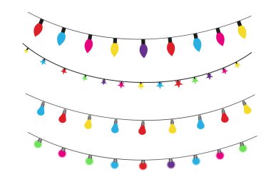 Parlak ışıklar, çelenk süslemesi neon lambaya yol açtı