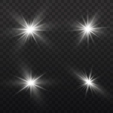 Parlayan yıldız, parlayan güneş, ışıldayan toz.