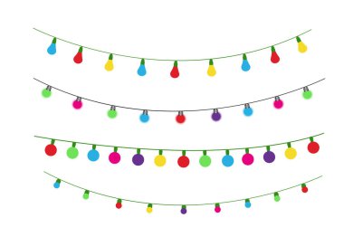 Parlak ışıklar, çelenk süslemesi neon lambaya yol açtı