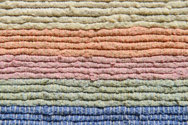 çok renkli kumaş dokusu.