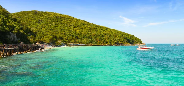The view from the sea in Koh larn Island Stock Photo