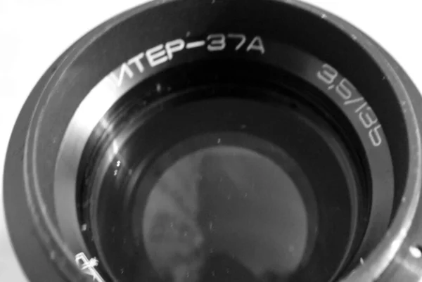 Fotoğraf manuel optik lensleri için masadaki araçlar — Stok fotoğraf