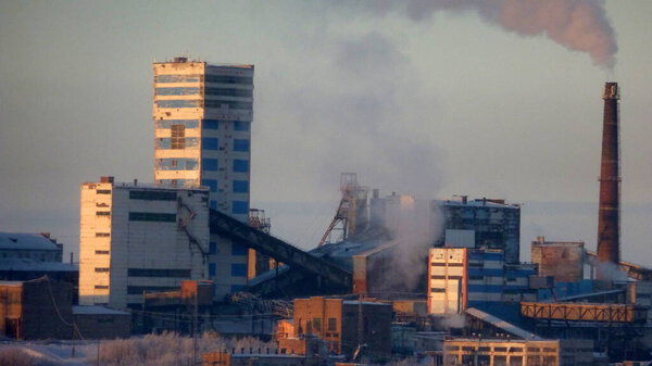 coal mining a coal mine in Northern Russia the Vorkutinskaya mine