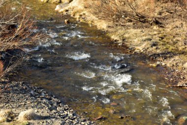 Manüel optikler Tundra ışık kontrastında baharın başlangıcı