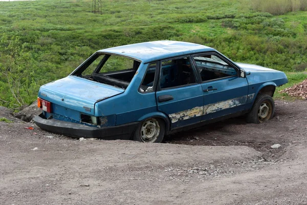 Abandoned car motor transport of Russia. High quality photo — Stock Photo, Image