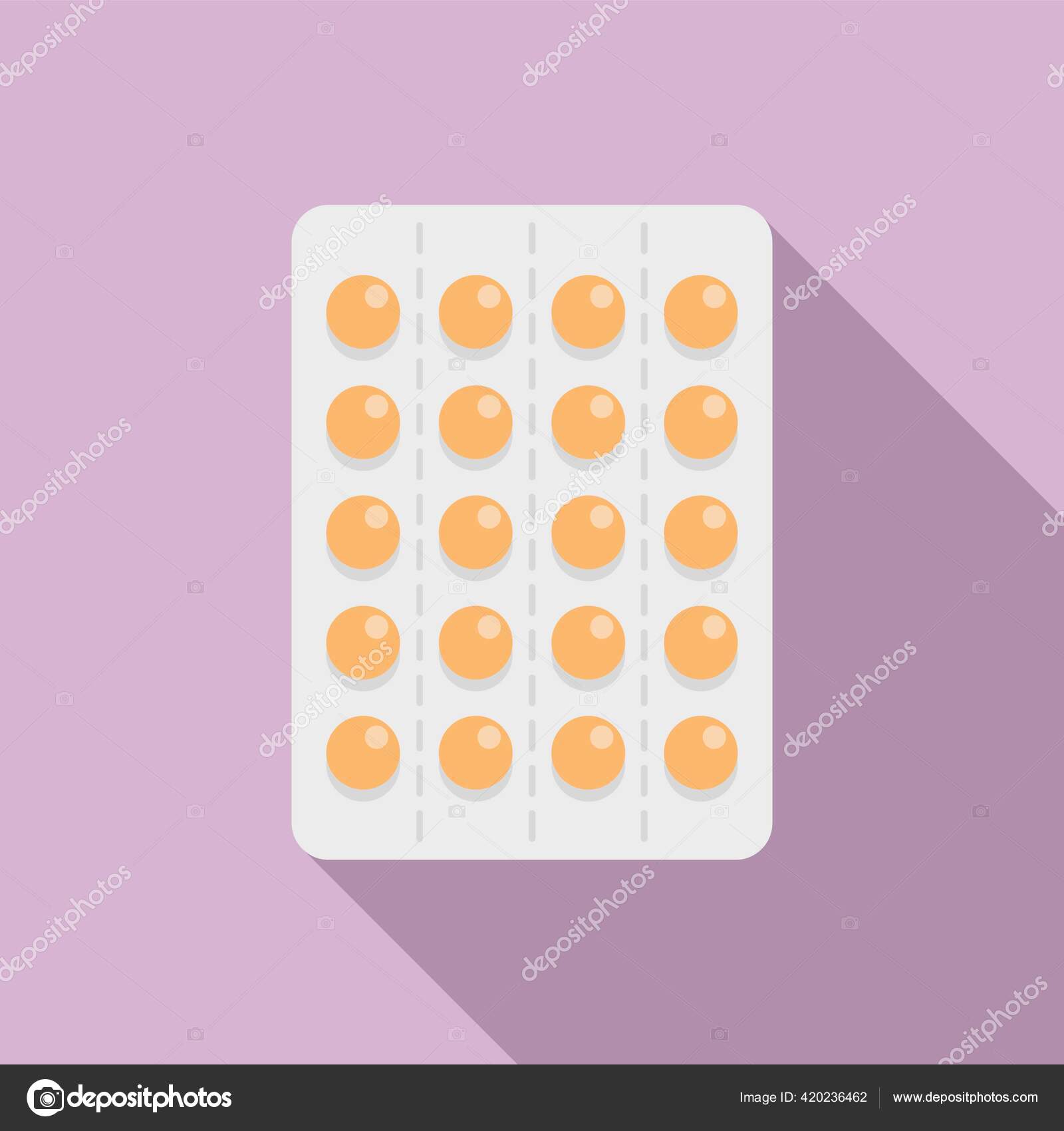 Pilule Icone De La Drogue Style Plat Image Vectorielle Par Anatolir C Illustration
