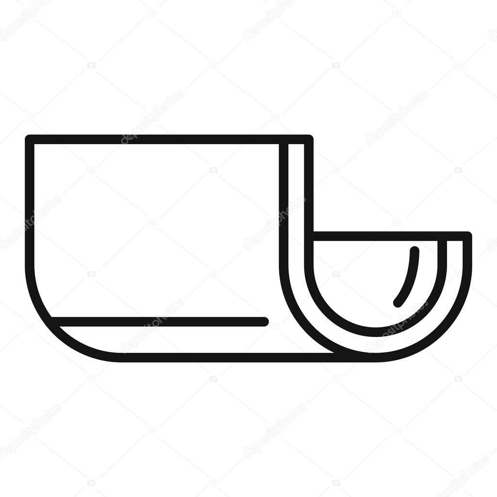 Architecture gutter icon, outline style