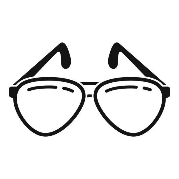 Icono de gafas de sol de crucero, estilo simple — Vector de stock