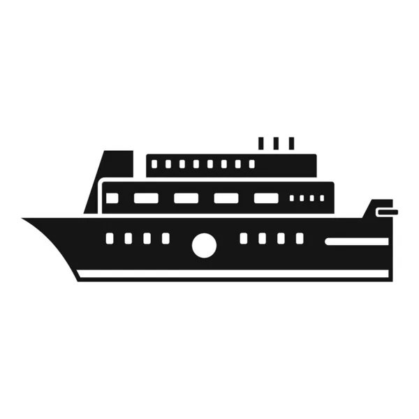 Life travel cruise icoon, eenvoudige stijl — Stockvector