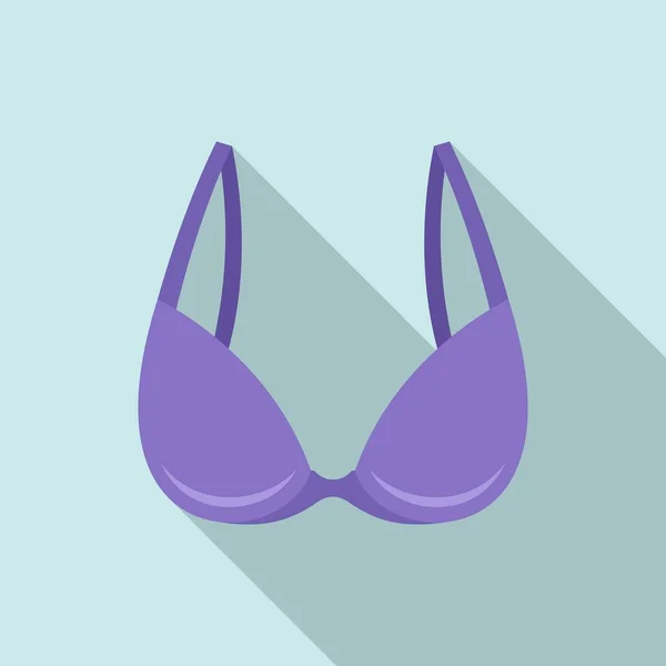 胸罩图标，扁平风格 — 图库矢量图片