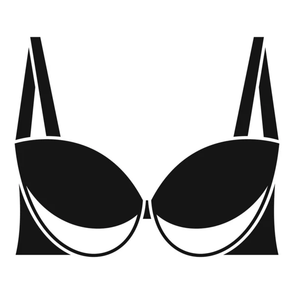 女士胸罩图标，简约风格 — 图库矢量图片