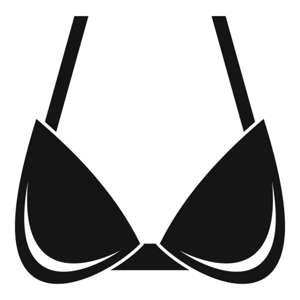 Soutien-gorge bikini icône, style simple — Image vectorielle