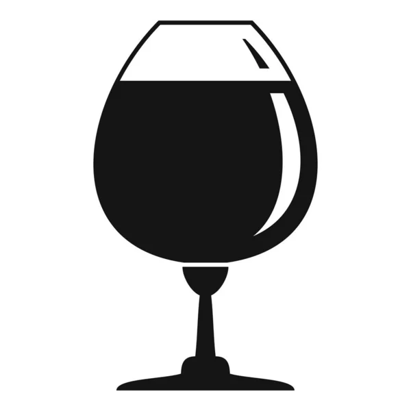 Snifter wine icon, απλό στυλ — Διανυσματικό Αρχείο