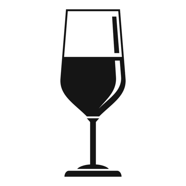 Bar wine glass εικονίδιο, απλό στυλ — Διανυσματικό Αρχείο