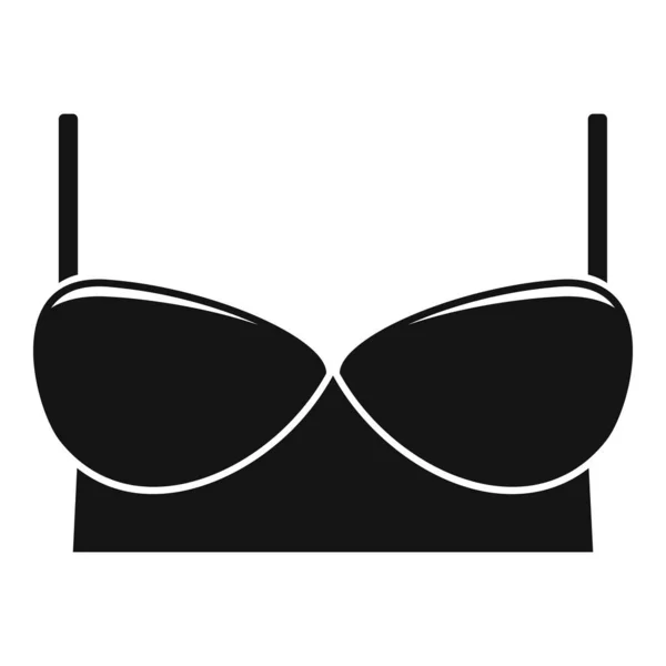 顶级胸罩图标，简约风格 — 图库矢量图片