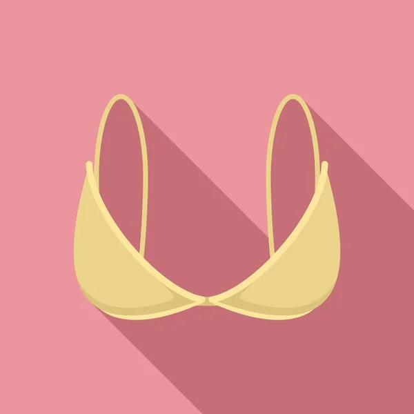 Knickers bra icon, flat style — Stock Vector