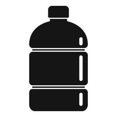 Storage water bottle icon, simple style vector Storage water bottle icon, simple style vector