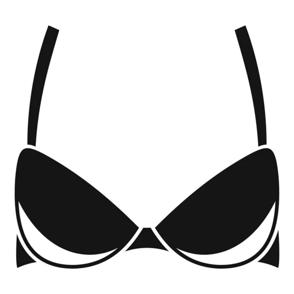 Soutien-gorge sans bretelles icône, style simple — Image vectorielle