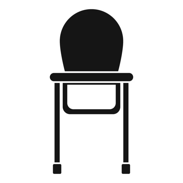 Icona della sedia di alimentazione, stile semplice — Vettoriale Stock