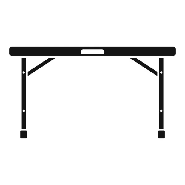 Icône de table pliante, style simple — Image vectorielle