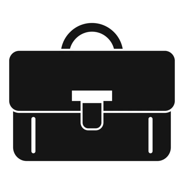 Иконка портфеля рекрутера, простой стиль — стоковый вектор