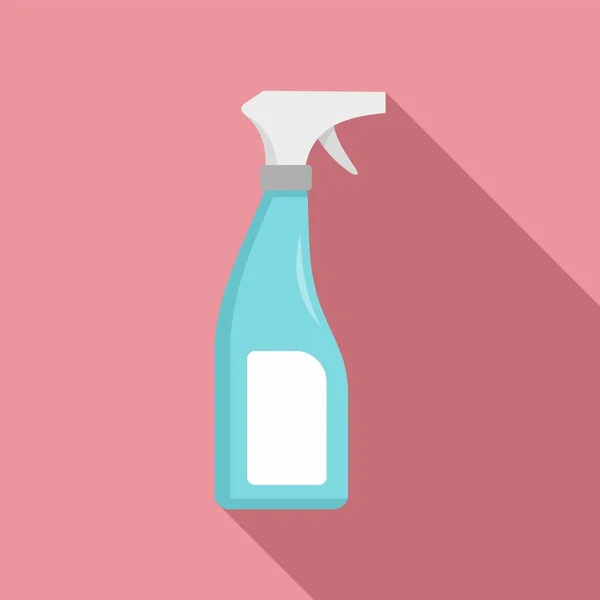 Room service spray cleaner icoon, platte stijl — Stockvector