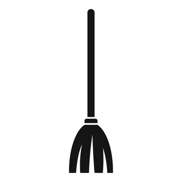 Rumsservice kvast ikon, enkel stil — Stock vektor