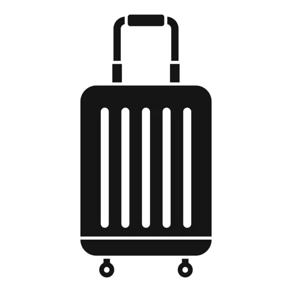 Zimmerservice Reisetasche Symbol, einfacher Stil — Stockvektor