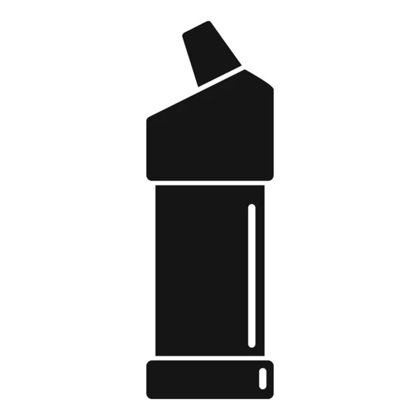 Ícone da garrafa do limpador de toalete, estilo simples —  Vetores de Stock