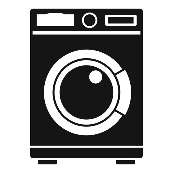 Wash machine icon, simple style — Stock Vector