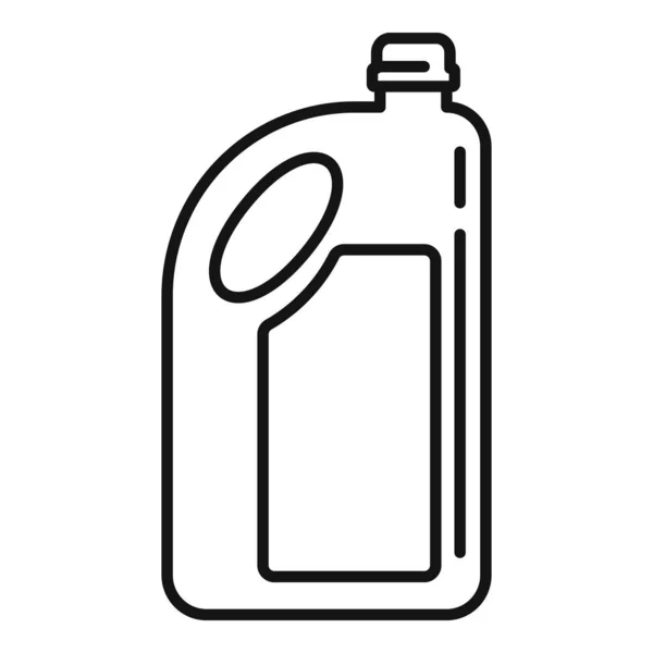 Ref. Plastic bottle cleaner icon, outline style — стоковый вектор