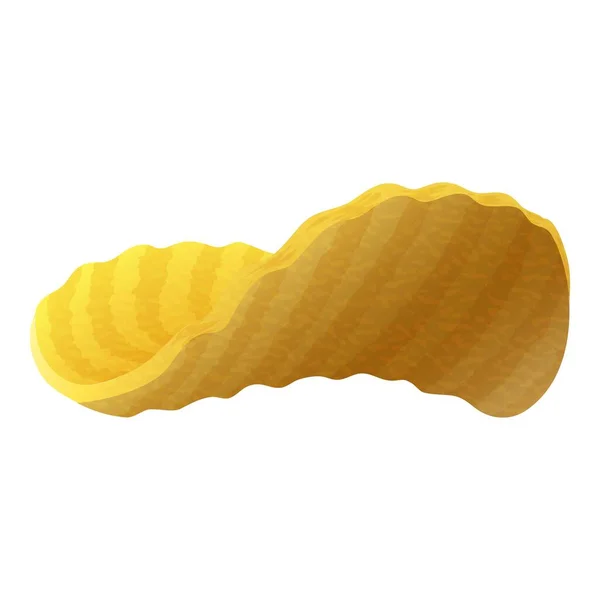 Icono de chips de comida, estilo de dibujos animados — Vector de stock