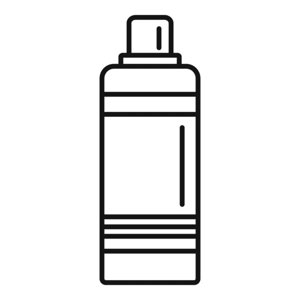 Icono de botella de champú, estilo de esquema — Vector de stock