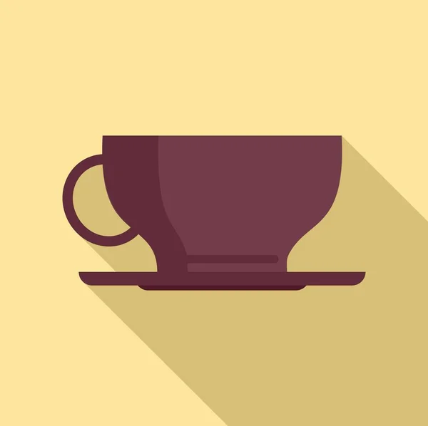 瑞典咖啡杯图标，扁平风格 — 图库矢量图片