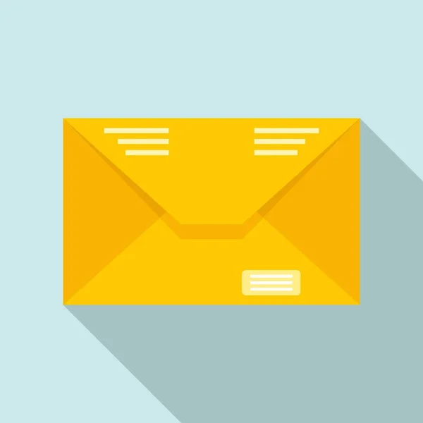 Utilidades icono de correo, estilo plano — Vector de stock