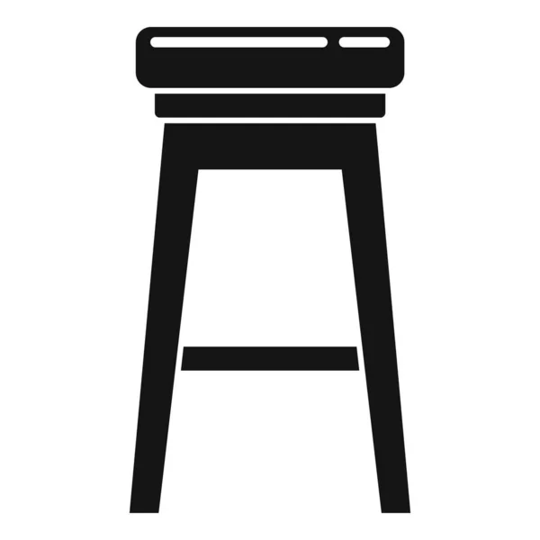 Cadeira de café ícone, estilo simples —  Vetores de Stock