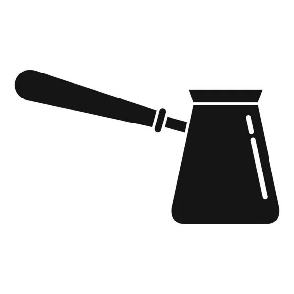 Icono de café turca, estilo simple — Vector de stock