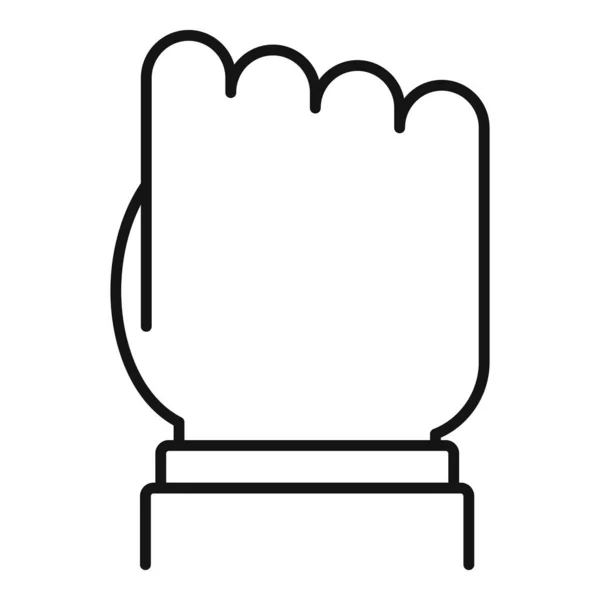 Life skills poing icône, style de contour — Image vectorielle