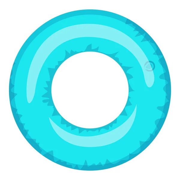 Ikona pierścienia basenu, w stylu kreskówki — Wektor stockowy