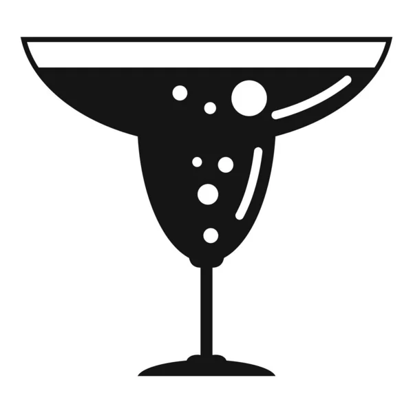 新鲜酒吧鸡尾酒图标，简约风格 — 图库矢量图片