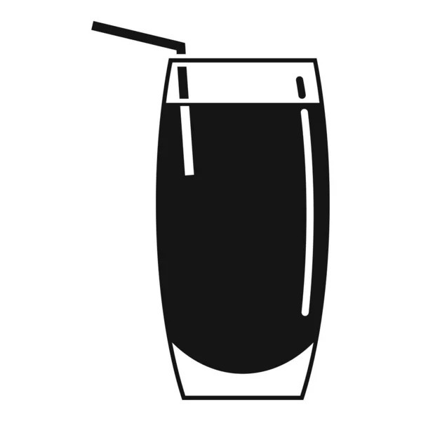 Pij ikonę sodową w prostym stylu — Wektor stockowy