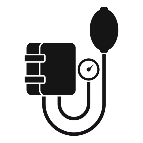 Arterial pressure mechanical tool icon, simple style — Stock Vector