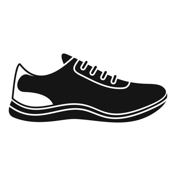 Ikona sportovní obuvi, jednoduchý styl — Stockový vektor