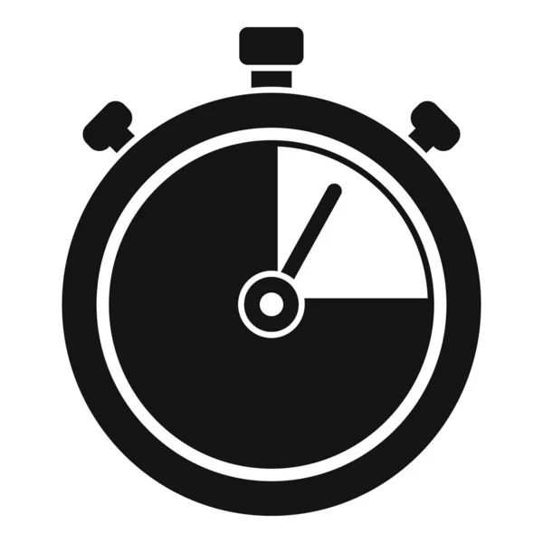 Icona del cronometro personal trainer, stile semplice — Vettoriale Stock