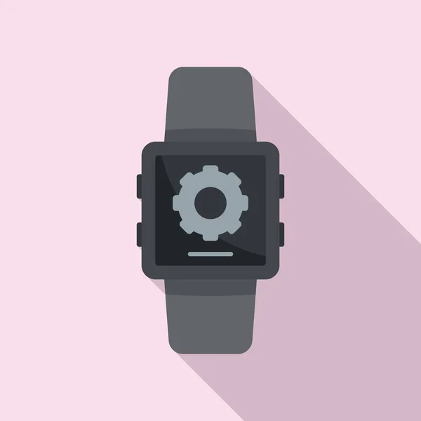 Smartwatch软件图标，平面风格 — 图库矢量图片
