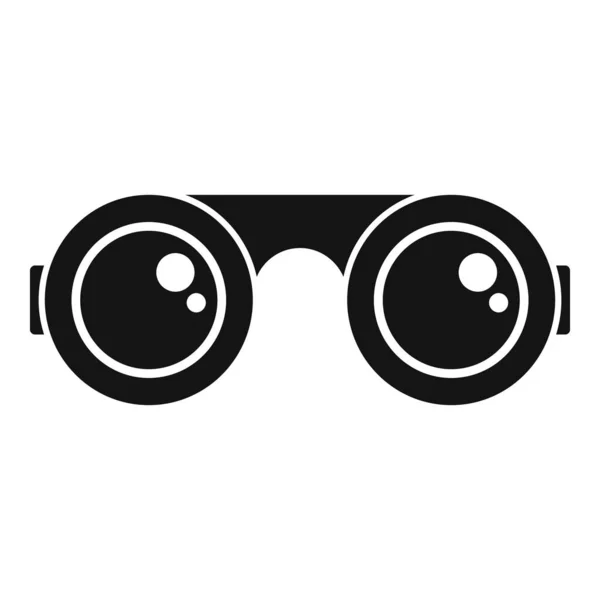 Γυαλιά σιδερά εικονίδιο, απλό στυλ — Διανυσματικό Αρχείο