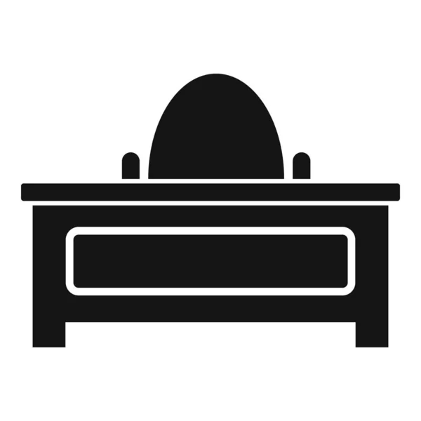 Icono de organización del espacio de escritorio, estilo simple — Vector de stock