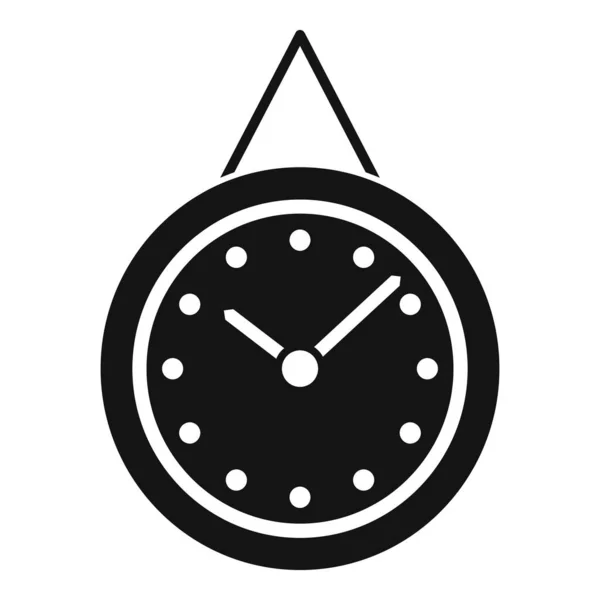 Icono de reloj de pared, estilo simple — Vector de stock