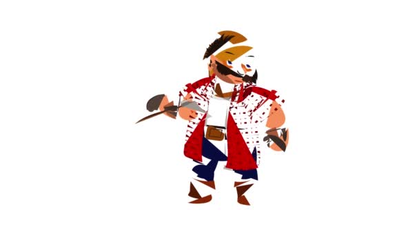 Animação ícone Lumberjack — Vídeo de Stock