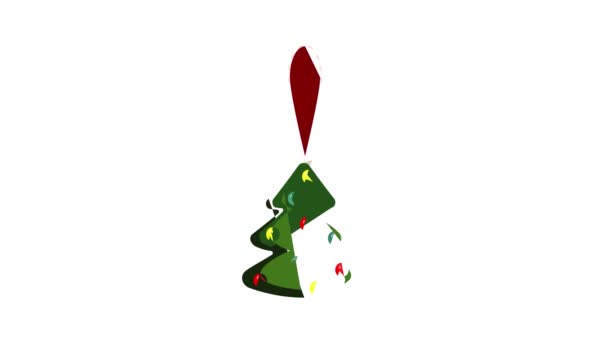 Animation zum Spielzeugbaum-Symbol — Stockvideo